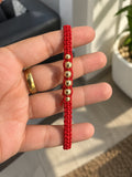 BRAZALETE ROJO PROTECCION CLASICO