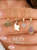Set dama cadena + dije