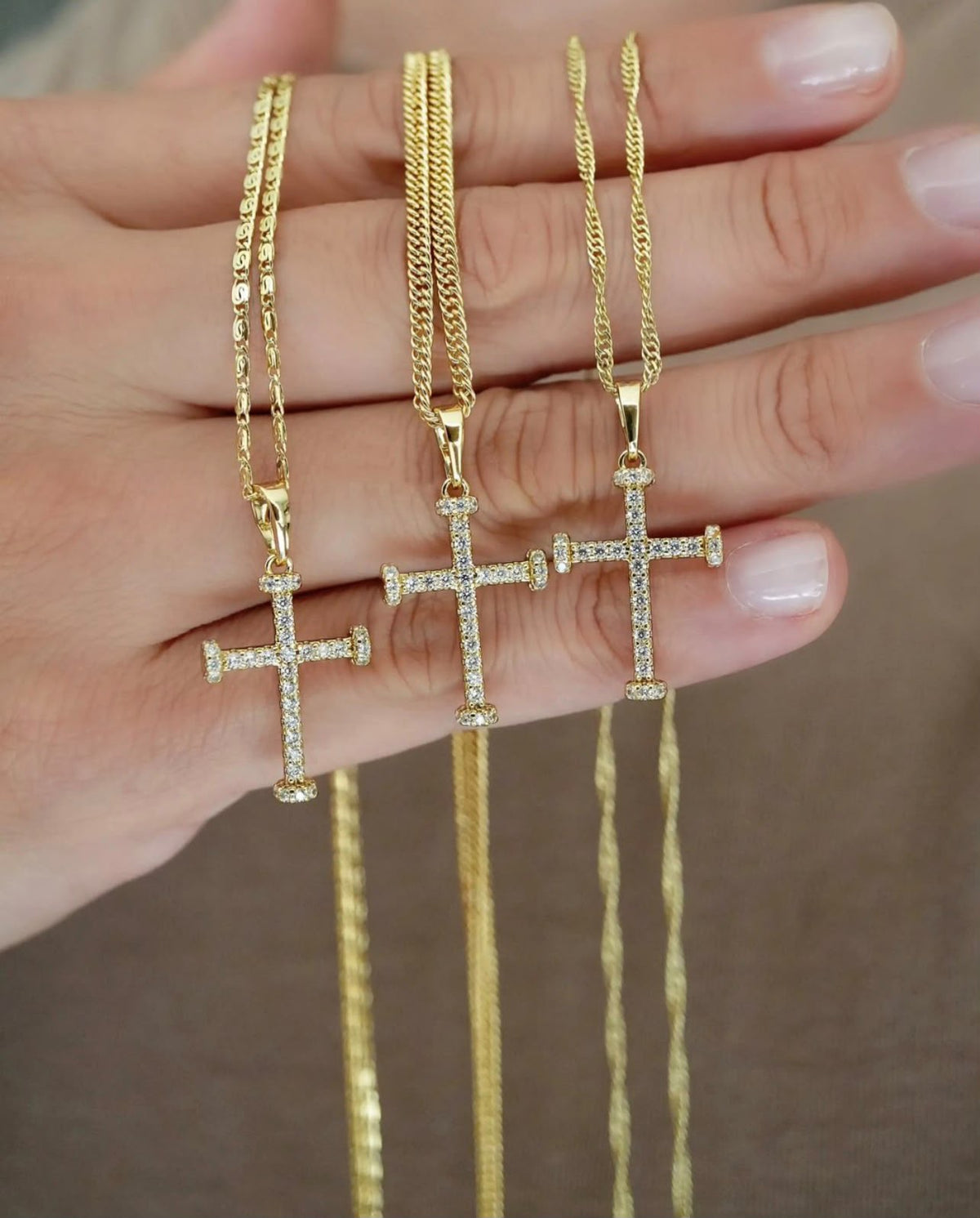 Set cruz swarovski | casa león