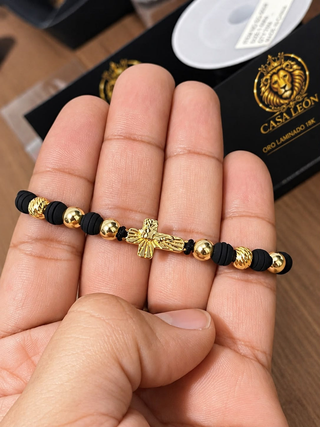 BRAZALETE CRUZ 6MM
