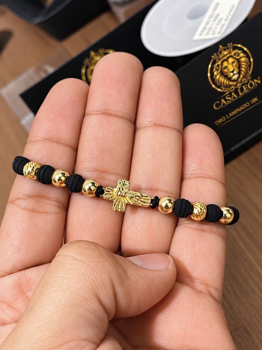 BRAZALETE CRUZ 6MM